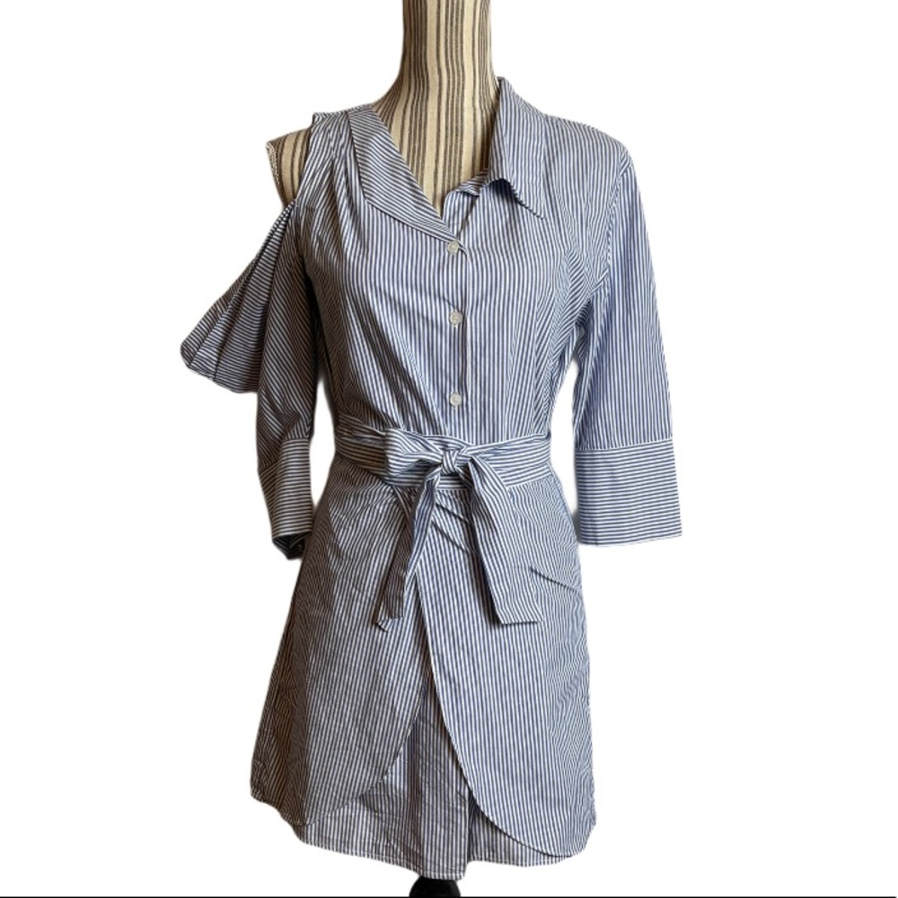 Luxe by Stylekeepers One Cold Shoulder Wrap Dress